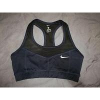 ราคา สปอร์ตบราNike สีกรมไซต์s มีฟองนำ้ ซีทรูด้านบน (1274120931)