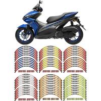 ราคา For YAMAHA NVX155 NVX 155 AEROX AEROX155 Motorcycle Accessories Stickers Wheel Hub Decals Rim Refle (57302565757)