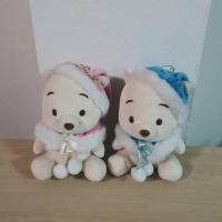 ราคา หมีพูห์ เมอรี่คริสมาส christmas ชุดชมพู ฟ้า winnie the pooh (24926380443)