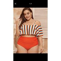 ราคา ชุดว่ายน้ำสาวอวบ ชุดว่ายน้ำแฟชั่นสาวอวบ (9852996138)