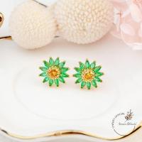 ราคา ต่างหูเพชรดอกพิกุล ต่างหูเพชรหลายสี ต่างหูพลอยสี นพเก้า มรกต แดงสยาม พร้อมส่ง (8674712796)