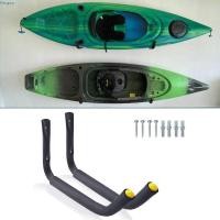 ราคา FENGCY Kayak Rack, Heavy Duty อเนกประสงค์ Kayak แขวน,กระดานโต้คลื่นติดผนังสีดําวงเล็บโรงรถ Kayak Storage Hook สําหรับ Paddle Board (53654331782)