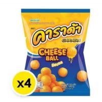ราคา คาราด้า ขนมอบกรอบ รสชีสบอล 60กรัมx4 รสปลาหมึก 14กรัมx12 (29321117154)