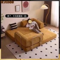 ราคา โซฟาพับ 3-4 ที่นั่ง โซฟาเบด โซฟาอัด ขนาด 180/200 ซม. ปรับเป็นเตียงนอนได้ เบาะนุ่ม (40262762463)