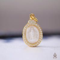 ราคา พรหมมหาสมบัติ หลวงปู่ศรีเทพอุดร วัดพืชนิมิตร Phrom Maha Wealth Amulet | 梵天大财护身符(กรอบชุบหนา 2 เท่า) (47304024079)