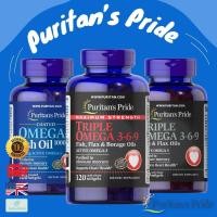 ราคา พร้อมส่ง Puritan's Pride Maximum Strength Triple Omega 3-6-9 Omega-3 Fish Oil 1000 mg บำรุงสมอง (23888772624)