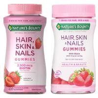 ราคา Nature's Bounty Optimal Solutions Biotin 2500 mcg Hair, Skin, & Nails Gummies (17100410999)