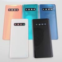 ราคา ฝาครอบแบตเตอรี่ด้านหลัง และเลนส์กล้อง แบบเปลี่ยน สําหรับ Samsung S10 SM-G973F Galaxy S10+ S10 Plus SM-G975F (21182633481)