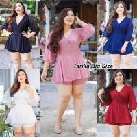 ราคา จั๊มสูทกางเกงสาวอวบ BigSize จั๊มสูทคอวีสาวอวบ จั๊มสูทบิ๊กไซส์ จั้มสูทคนอ้วน จั้มสูทกางเกงคนอ้วน จั๊มสูทคนอ้วนน่ารัก สวยๆ (9105991664)