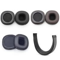 ราคา 1 คู่แผ่นรองหูฟังสําหรับ Marshall Mid Bluetooth / MID ANC หูฟังแถบคาดศีรษะแผ่นรองหูฟังเบาะฟองน้ําชุดหูฟัง Earmuffs (20381479322)