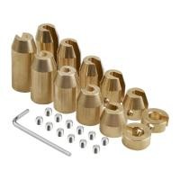 ราคา 12 Pack Motorcycle Brass Wheel Spoke Balance Weights Refill Kits Compatible with Super or Any Other (49403398934)