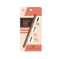 ราคา AR 3 STEP PERFECT BROW CURVE ดินสอเขียนคิ้ว 3 สเต็ป สวยครบ จบในแท่งเดียว (22185136502)