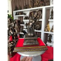 ราคา พระแม่ธรณี เหล็กน้ำพี้ ฐาน4.5 สูง9นิ้ว สีมันปู✨ (24861676345)