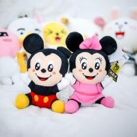 ราคา Micky mouse & Minnie mouse ตุ๊กตา มิกกี้เมาส์ มินนี่เมาส์ ขนาด 7 นิ้ว (7407595465)