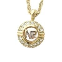 ราคา NINA RICCI Accessory Necklace gold Rhinestone Direct from Japan Secondhand (55854010955)