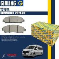 ราคา Girling ผ้าเบรคหน้า ก้ามเบรคหลัง ผ้าเบรก TOYOTA HIACE NEW COMMUTER 2019-ON นิว คอมมิวเตอร์ (25023530993)