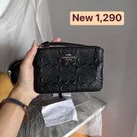 ราคา Coachคล้องมือ 1S สีดำ ลายซีนูน (23906607356)