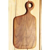 ราคา กูปรี เขียงไม้สัก สี่เหลี่ยม มีด้ามจับ KOUPREY Natural Brown Teak Wood Handled Cutting Board Butcher Block (13232735185)