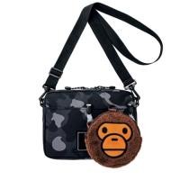 ราคา Bape Fashion Unisex Oxford Camouflage Print Shoulder Crossbody Bag กระเป๋าใส่เหรียญมือถือ (46853223259)