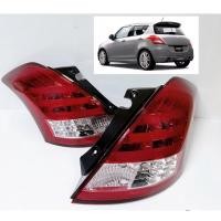 ราคา ไฟท้าย ไฟท้ายแต่ง LED SUZUKI SWIFT สวิฟ 2012 2013 2014 2015 2016 2017 ขาวแดง LED (8857751454)
