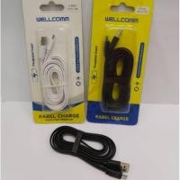 ราคา WELLCOM MICRO USB 1.5M สายเคเบิลข้อมูลชาร์จเร็ว (42207765773)
