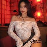 ราคา เสื้อปาดไหล่ เสื้อลูกไม้ปาดไหล่ ซีทรู (25472248221)
