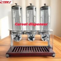 ราคา Cereal Dispenser- Wooden Base ( 3 Head 4 liters) > ET-U07-0430 (29460147912)