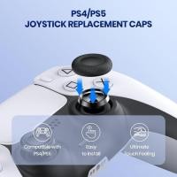 ราคา 10pcs จอยสติ๊กเปลี่ยนหมวกสําหรับ PS4 PS5 Controller Rocker Cap เปลี่ยนซ่อมสําหรับ PS4 PS5 Thumbstick Grip ฝาครอบอะไหล่ซ่อม (42177415367)