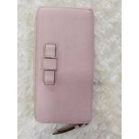 ราคา กระเป๋าสตางค์หนังแท้สีชมพู coach (25291493464)