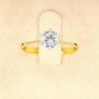 ราคา แหวนทองคำแท้9kเพชรczสวิส (28664162834)