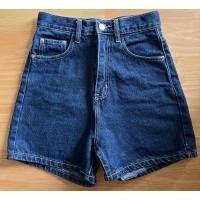 ราคา กางเกงยีนส์ขาสั้นเอวสูงสีเข้ม จากร้าน 28tulla เอว24 นิ้ว (มือ2) (23862074928)