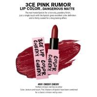 ราคา [พร้อมส่ง]3CE PINK RUMOUR DANGEROUS MATTE LIP COLOR #901 CHEEKY CHEEKY (39470036)