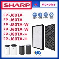 ราคา HEPA แผ่นกรองอากาศ FZ-J80HFE เครื่องฟอกอากาศ Sharp รุ่น FP-J80TA, FP-J60TA, FP-J80TA-W, FP-J60TA-W, FP-J80TA-H (22260757794)
