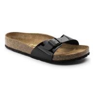 ราคา [New]Birkenstock Madrid Birko-Flor Lack Black รุ่น 40301 (10352034690)