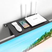 ราคา ชั้นวางทีวี ติดผนังไม่ต้องเจาะ ที่วางเราเตอร์ บิ้วอิน กล่องดิจิตอล #P-0025 (23489325451)