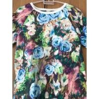 ราคา เสื้อยืดแฟชั่น ลายดอก แบรนด์แท้ CC-OO (2868567242)