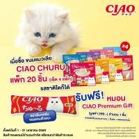 ราคา CIAO ชูหรุ ขนมแมวเลีย 14 กรัม x 20 ชิ้น/แพ็ก (4 แพ็ก) - SC-121/SC-127,SC-128/SC-191,SC-192/SC-193 (3296688085)