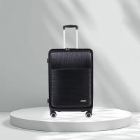 ราคา GlobalHouse WETZLARS กระเป๋าเดินทาง ขนาด 28 นิ้ว พร้อมช่องใส่ของด้านหน้า รุ่น Spring-01 ขนาด 29x51x70 ซม. สีดำ (24196499710)