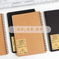 ราคา <พร้อมส่ง> สมุดสันห่วง ปกคราฟท์ 120หน้า Craft Cover Notebook A6, A5, B5 กระดาษถนอมสายตา สมุดจด เครื่องเขียน สมุดโน๊ต (28320650087)