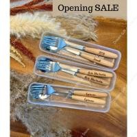 ราคา ช้อนส้อม ช้อนส้อมส่วนบุคคลพร้อมตะเกียบ | ชุดช้อนส้อม / เครื่องใช้บนโต๊ะอาหาร | สลักสลักสลัก (29628426855)