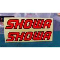 ราคา sticker SHOWAตัดประกอบสีส้มจี๊ดติดโช็ค8×2cm (29108401905)