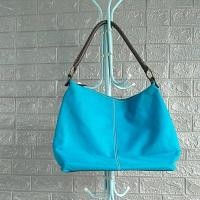 ราคา กระเป๋าสะพายผ้าสีฟ้า ขนาด 10.5 * 15 " (25061875187)