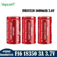 ราคา ชิ้น 1-10 แบตเตอรี่ลิเธียม INR18350 ความจุสูง Vapcell F16 18350 1600mAh สูงสุด 3A สำหรับไฟฉาย (55851228818)