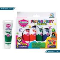 ราคา Master Art Finger Paint Washable มาสเตอร์อาร์ต สีทามือ ล้างออกได้ 6สี 75มล. (11787859937)