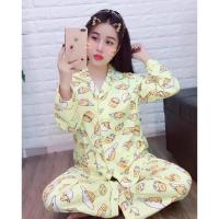 ราคา ชุดนอนลายไข่ขี้เกียจ(gudetama) แขนยาวขายาว (1853064133)