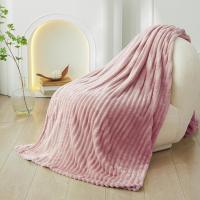 ราคา ผ้าห่มนาโน ลายริ้ว สีล้วน Nano blanket เนื้อนุ่มละเอียด 5ฟุต (150*200ซม.) (24653361927)