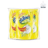 ราคา ซันไลต์ เลมอน เทอร์โบ น้ำยาล้างจาน ขจัดคราบมันจานชามอย่างมั่นใจด้วย ซันไลต์ เลมอน เทอร์โบ น้ำยาล้างจาน (3 ถุง) (53401503441)