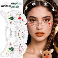 ราคา Seewin Pixie Dust Festive Freckles Gingerbread Mouse Christmas Face สติกเกอร์, รอยสักโลหะชั่วคราว, Sparkle แต่งหน้าตกแต่ง th (57804400071)