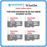 ราคา การ์ดหน่วยความจํา SanDisk Ultra MicroSDHC 16/32/64/128GB - สินค้าของแท้ Uptp 80MB/s - 7 ปี (42363495670)