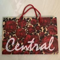 ราคา ถุงกระดาษ central ลายดอกกุหลาบ (3832185788)